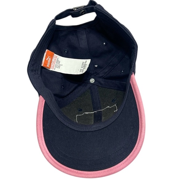 Puma FC Girondins de Bordeaux Baseball Cap Women’s Pink Blue Adjustable Strap - Picture 5 of 9